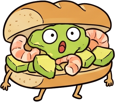 えびアボカド キャラクター